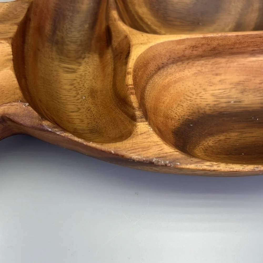 Monkey Pod Wood Pineapple Dish